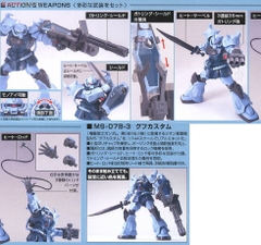 HGUC 117 1/144 MS-07B-3 GOUF CUSTOM