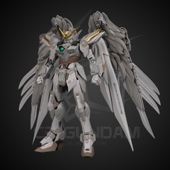 MG 1/100 SUPERNOVA/MODEL HEART XXXG-OOWO WING GUNDAM ZERO SNOW WHITE VER GFF