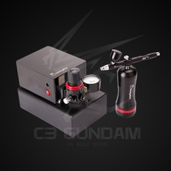MÁY BOM CÓ BÌNH NÉN KHÍ PHUN SƠN MÔ HÌNH GUNDAM HM-05 HOBBY MIO - AIRBRUSH