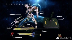 METAL BUILD 1/100 METALMYTH BARBATOS DRAGON KING
