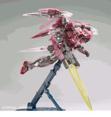 MG 1/100 GUNDAM 00 TRANS-AM RAISER (CLEAR COLOR) THE GUNDAM BASE LIMITED