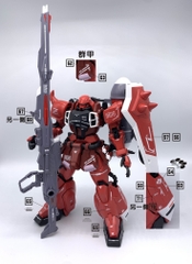 DECAL NƯỚC DALIN D.L MODEL MG 1/100 GUNNER ZAKU WARRIOR ( LUNAMARIA HAWKE CUSTOM)