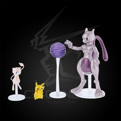POKEMON PLASTIC MODEL COLLECTION MEWTWO & MEW & PIKACHU SET POKEMON PLAMO