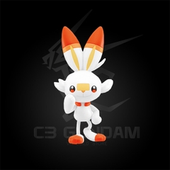 POKEMON PLASTIC MODEL COLLECTION QUICK!! 05 SCORBUNNY POKEMON PLAMO
