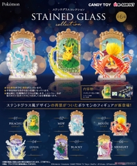 POKEMON RE-MENT STAINED GLASS COLLECTION