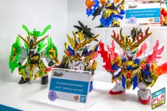 SDSS TAM QUỐC SANGOKU SOKETSUDEN DX SET I (SPECIAL COATING) LIUBEI UNICORN GUNDAM & GUAN YU NU GUNDAM & ZHANG FEI GOD GUNDAM