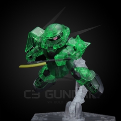 SDCS ZAKU II CROSS SILHOUETTE FRAME VER ( CLEAR COLOR) [LIMITED ITEM]