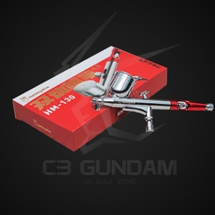SÚNG SƠN MÔ HÌNH BÚT VẼ AIRBRUSH HM-130 0.3mm HOBBY MIO