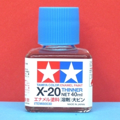 DUNG DỊCH PHA SƠN TAMIYA X20 ENAMEL THINNER - DUNG MÔI PHA SƠN GỐC DẦU X20 40ML-250ML