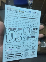 DECAL NƯỚC DALIN D.L MODEL PG PHENEX