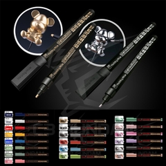 BÚT SƠN VẼ MÔ HÌNH GUNDAM CAO CẤP ĐẦU LÔNG GUNDAM MARKER HOBBY MIO TOOL METALLIC COLOR - MÀU KIM LOẠI