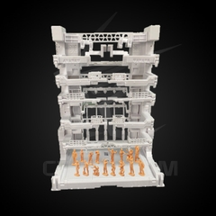 ĐẾ BASE MÔ HÌNH MS CAGE GRAY COLOR FOR HG RG MG GUNDAM VT-131-3-4