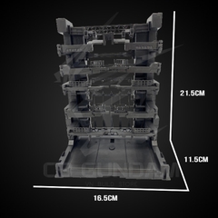 ĐẾ BASE MÔ HÌNH MS CAGE GRAY COLOR FOR HG RG MG GUNDAM VT-131-3-4