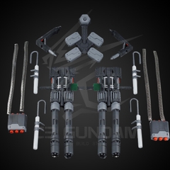 VULCAN 1/100 GATLING GUN for MG BANDAI SAZABI - UNICORN - NU - WING CUSTOM PART