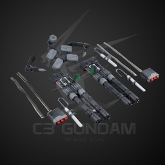 VULCAN 1/100 GATLING GUN for MG BANDAI SAZABI - UNICORN - NU - WING CUSTOM PART