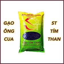 Gạo tím than Ông Cua túi 2 kg (Bịch)