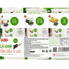 Lá Kim Tẩm Dầu Oliu (Bịch 3 gói)