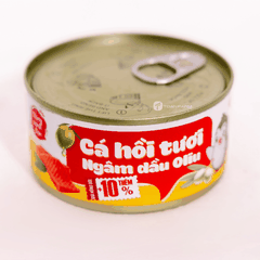 Cá Hồi Ngâm Dầu Oliu 165g