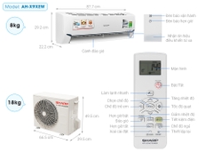 Máy lạnh Sharp Inverter 1Hp AH-X9XEW