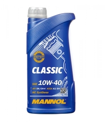 Nhớt Oto Máy Xăng, Xe Tay Ga Tổng Hợp Ester - Mannol Classic 10W-40 API SN/CH4 7501