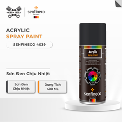 Senfineco 4039 Sơn Đen - Paint Acrylic Black Gloss
