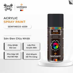 Senfineco 4039 Sơn Đen - Paint Acrylic Black Gloss