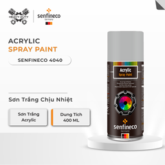 Senfineco 4040 Sơn Trắng Bóng - Paint Acrylic White Gloss [4040]