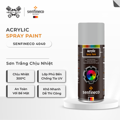 Senfineco 4040 Sơn Trắng Bóng - Paint Acrylic White Gloss [4040]