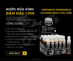 Senfineco 9964 - Nước Rửa Kính Đậm Đặc Cao Cấp - Windshield Cleaner 1:100 Concentrate 32ml