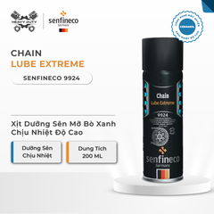 Senfineco Chain Lube Extreme 9924 [200ML] - Xịt Dưỡng Sên Mỡ Bò Xanh Chịu Nhiệt Độ Cao