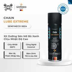 Senfineco Chain Lube Extreme 9924 [200ML] - Xịt Dưỡng Sên Mỡ Bò Xanh Chịu Nhiệt Độ Cao