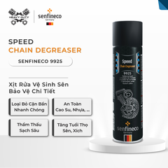 Combo Vệ Sinh & Dưỡng Sên Cao Cấp Senfineco 9924 9925 Road Chain Care Kit | Mỡ Bò Xanh Chịu Nhiệt, Tặng Bàn Chải Chuyên Dụng