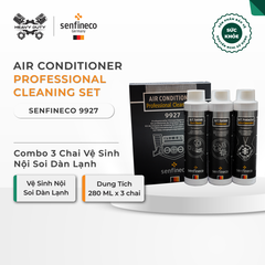 Bộ Combo 3 Chai Vệ Sinh Nội Soi Dàn Lạnh Chuyên Nghiệp - Senfineco 9927 Air Conditioner Professional Cleaning Set