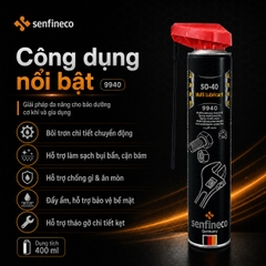 Senfineco 9940 SO40 Xịt Chống Gỉ và Bôi Trơn Đa Năng - Bảo Vệ Tối Ưu Cho Thiết Bị Của Bạn