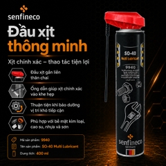 Senfineco 9940 SO40 Xịt Chống Gỉ và Bôi Trơn Đa Năng - Bảo Vệ Tối Ưu Cho Thiết Bị Của Bạn
