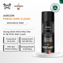 Senfineco 9980 Dung Dịch Khử Mùi Oto Và Làm Sạch Dàn Lạnh - AirCon Fresh And Clean
