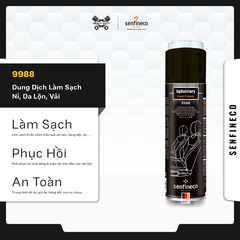 Senfineco 9988 - Dung Dịch Làm Sạch Nỉ, Da Lộn, Vải - Upholstery Foam Cleaner 650ml