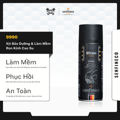 Senfineco 9990 Xịt Bảo Dưỡng Làm Mềm Ron Cao Su - Silicone Spray [450ML]