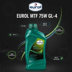 Eurol MTF 75W GL-4  | WSS-M2C200-D2 | MB 235.73– Dầu hộp số sàn bán tổng hợp, sang số mượt & hỗ trợ tiết kiệm nhiên liệu | Heavy Duty