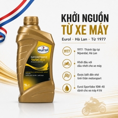 Eurol E100070 Sportbike 10W-40 - Nhớt xe số gốc ester cao cấp | Made in Holland