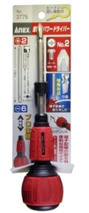 Tô vít 2 đầu +2/-6 x 135mm No.3775 Anex Nhật Bản
