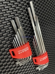 Bộ lục giác ngắn 2 đầu lục 1.5-10mm AXS0910 ASAHI Nhật Bản