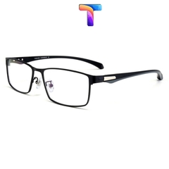 Gọng mắt kính kim loại vuông nam nữ 1910