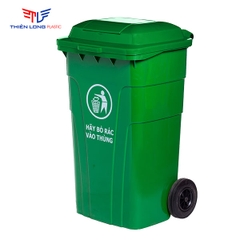 Thùng Rác Nhựa 150L Nắp Kín