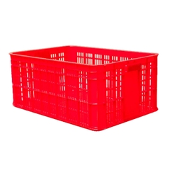 Thùng Nhựa Rỗng HS014, Sóng Hở 2T5 KT: 610 x 420 x 250 mm