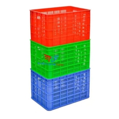 Thùng Nhựa Rỗng HS005, Sóng Hở 3T9 KT: 610 x 420 x 390 mm