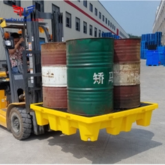 Pallet Chống tràn dầu 4 phuy (KT: 1300 x 1300 x 300mm)