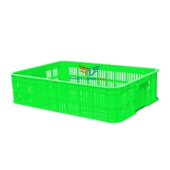 Thùng Nhựa Rỗng HS008, Sóng Hở 1T5 KT: 610 x 420 x 150 mm