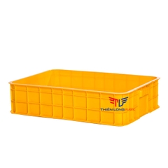 THÙNG NHỰA ĐẶC HS007 (SÓNG NHỰA BÍT 1T5) KT: 610 x 420 x 150 MM