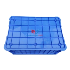THÙNG NHỰA ĐẶC HS017 (SÓNG NHỰA BÍT 2T5) KT: 610 x 420 x 250 MM